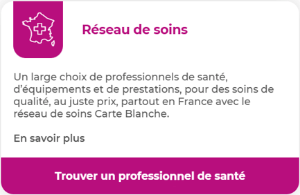 Carte Blanche - mutuelle partenaire